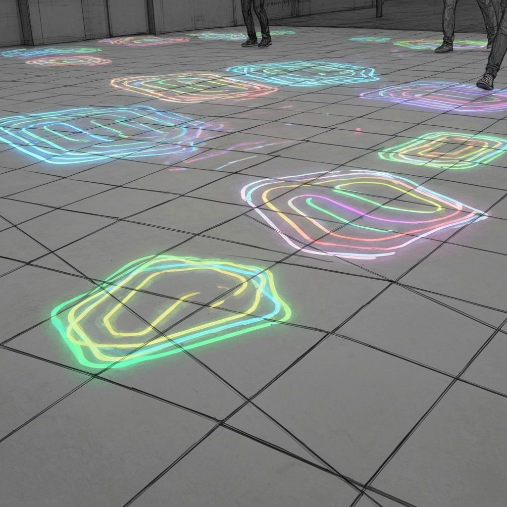 LED Floor Interaction